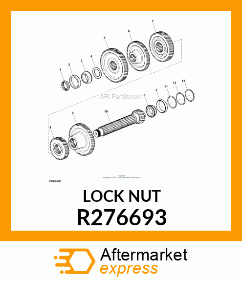 LOCK NUT R276693