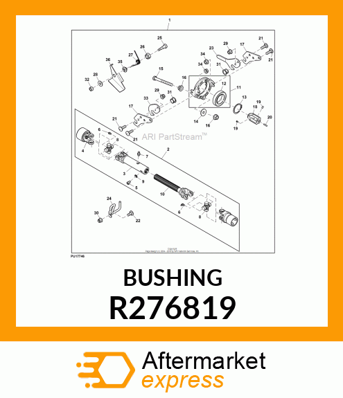 BUSHING, STEERING SHAFT R276819