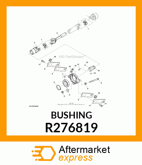 BUSHING, STEERING SHAFT R276819