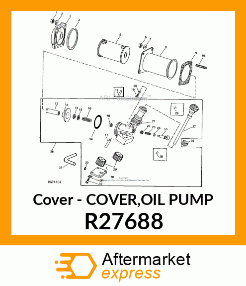 Cover Oil Pump R27688