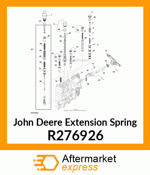 EXTENSION SPRING, EXTENSION SPRING, R276926