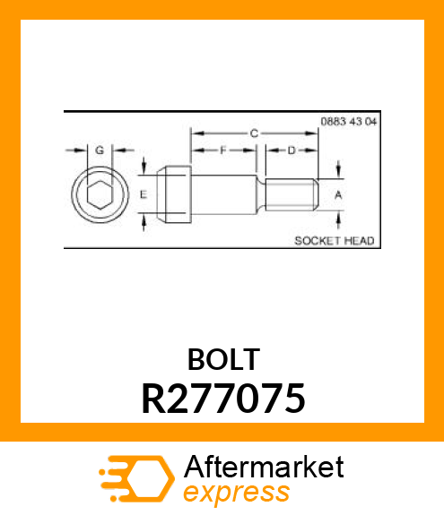 SOCKET HEAD SCREW, SHOULDER R277075