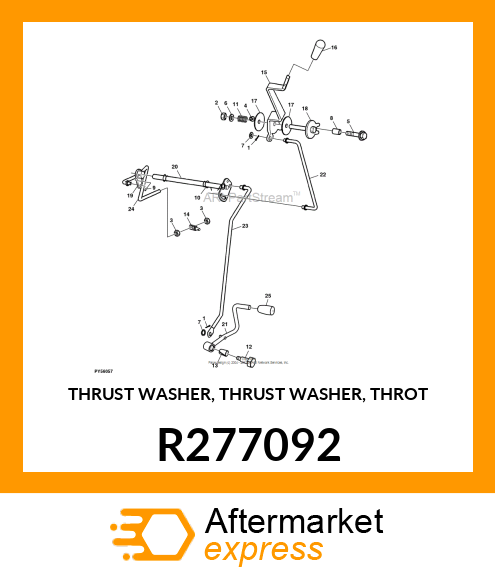 THRUST WASHER, THRUST WASHER, THROT R277092