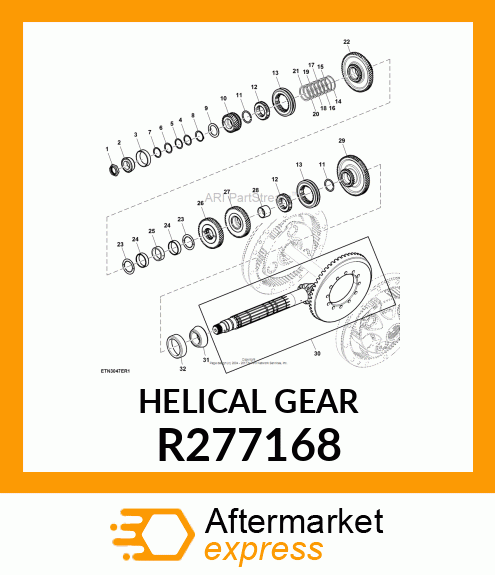 HELICAL GEAR R277168