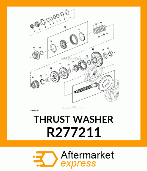 THRUST WASHER R277211