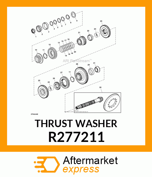 THRUST WASHER R277211