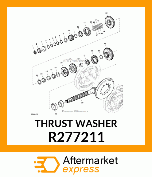 THRUST WASHER R277211