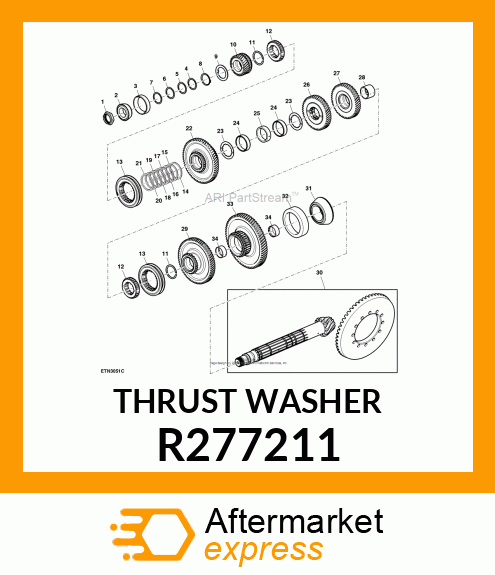 THRUST WASHER R277211