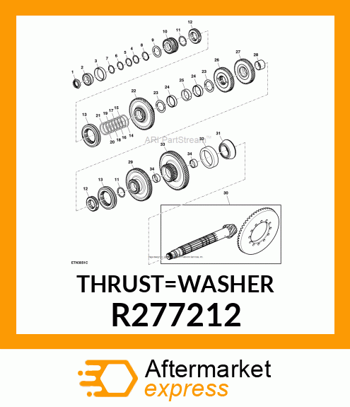 THRUST WASHER R277212