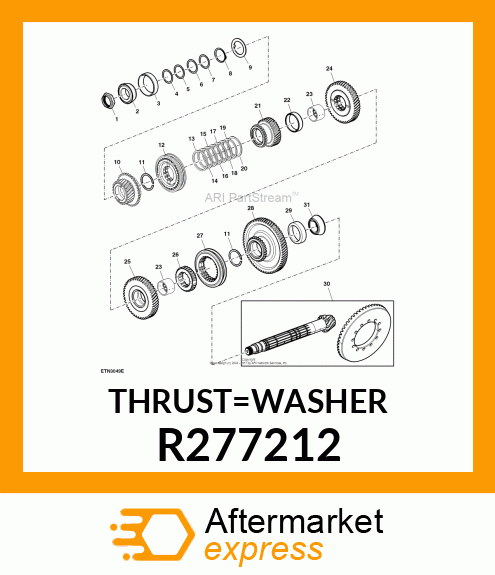 THRUST WASHER R277212