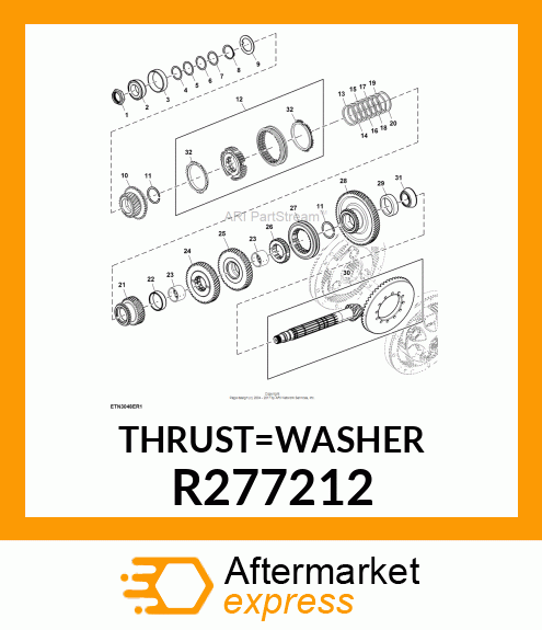 THRUST WASHER R277212