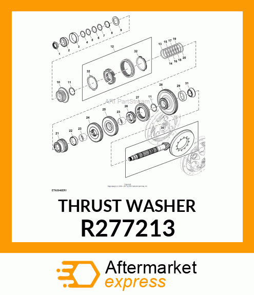 THRUST WASHER R277213