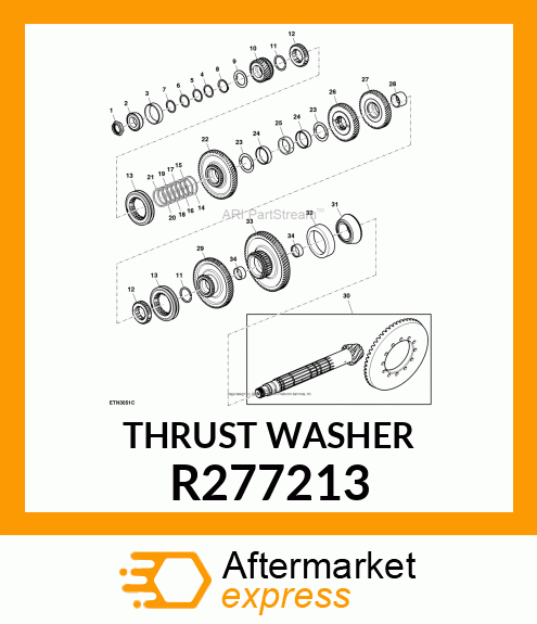 THRUST WASHER R277213