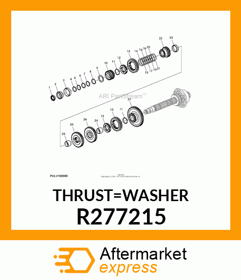 THRUST WASHER R277215