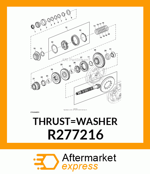 THRUST WASHER R277216