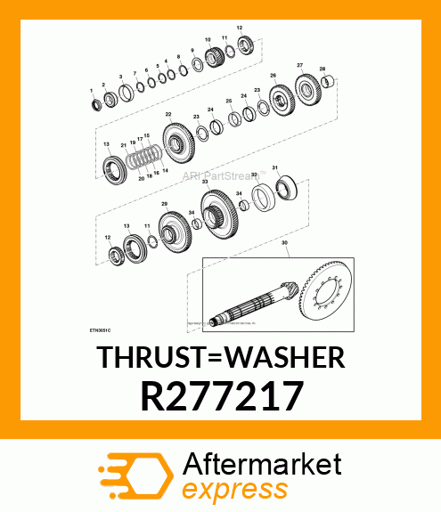 THRUST WASHER R277217