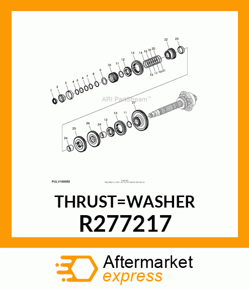 THRUST WASHER R277217