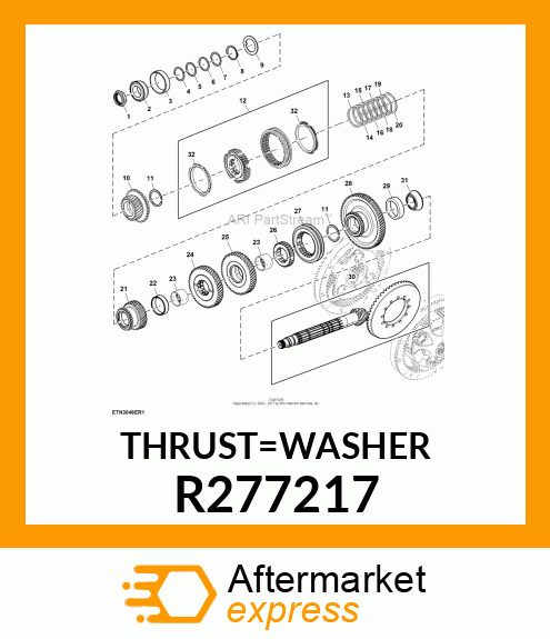 THRUST WASHER R277217