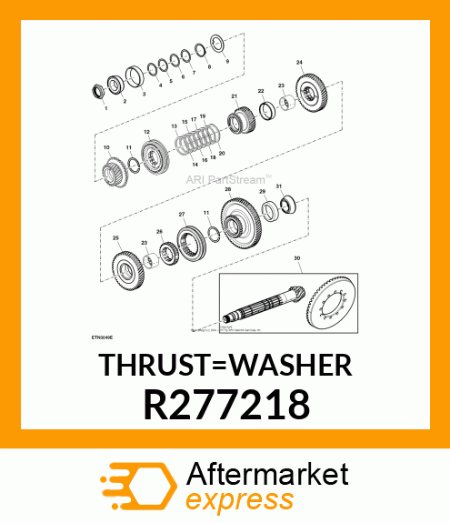 THRUST WASHER R277218