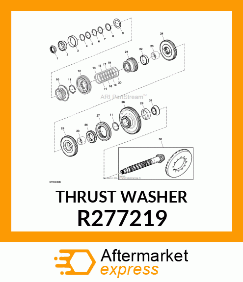 THRUST WASHER R277219