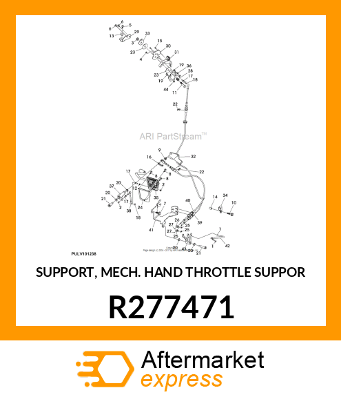 SUPPORT, MECH. HAND THROTTLE SUPPOR R277471