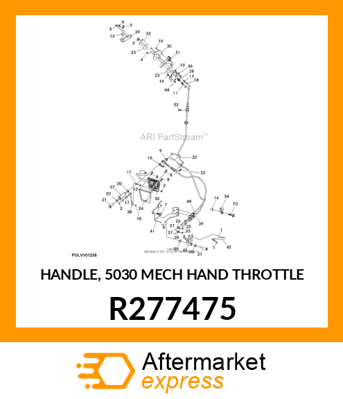 HANDLE, 5030 MECH HAND THROTTLE R277475