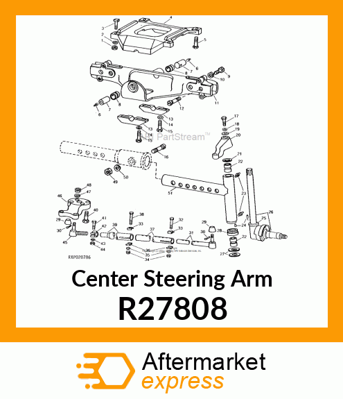 ARM,STEERING,GEAR R27808