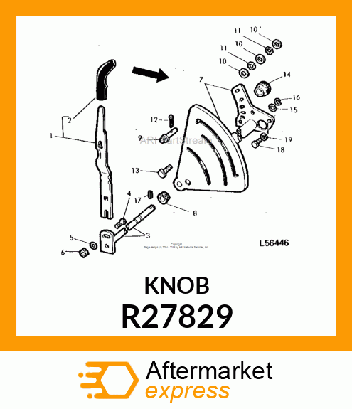 KNOB R27829