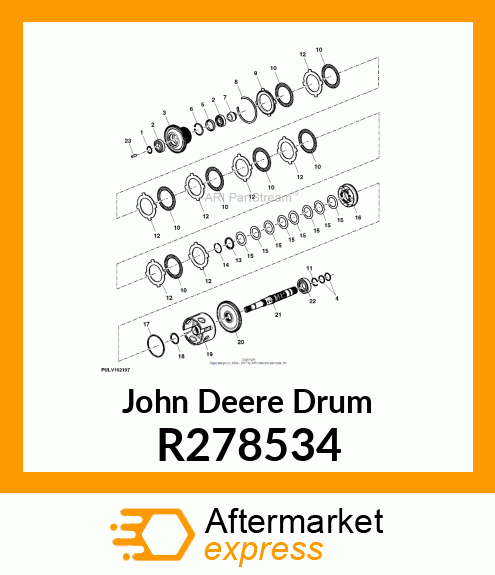 DRUM, DRUM, CLUTCH R278534