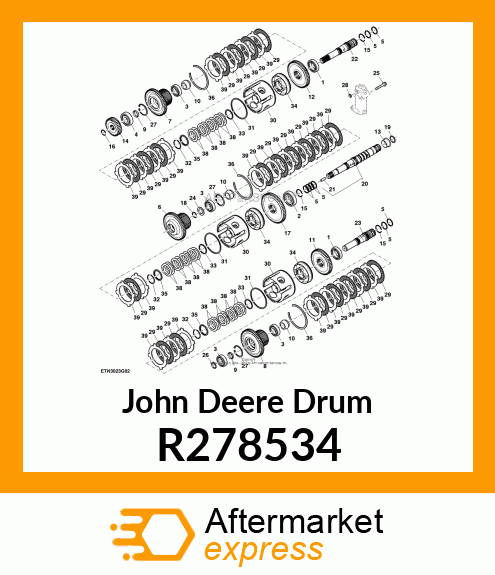 DRUM, DRUM, CLUTCH R278534