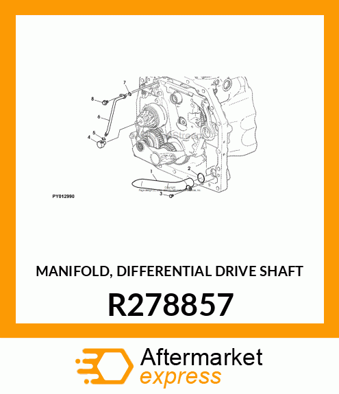 MANIFOLD, DIFFERENTIAL DRIVE SHAFT R278857