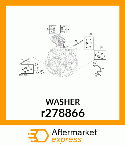 WASHER, WITH ORIFICE r278866