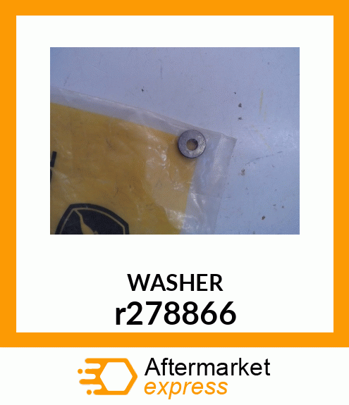 WASHER, WITH ORIFICE r278866