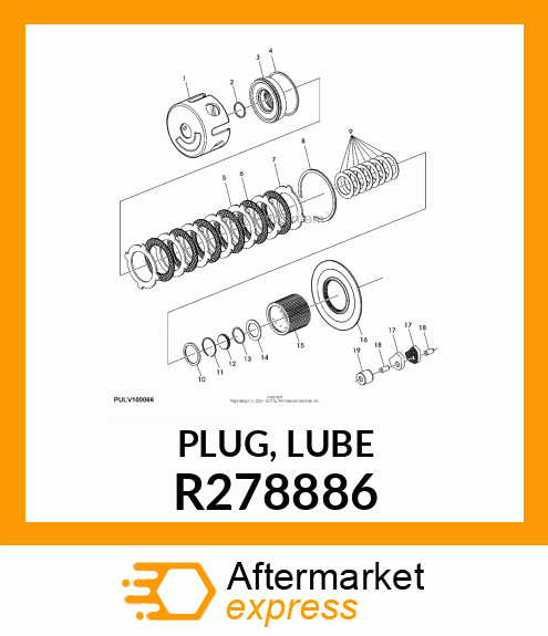 PLUG, LUBE R278886