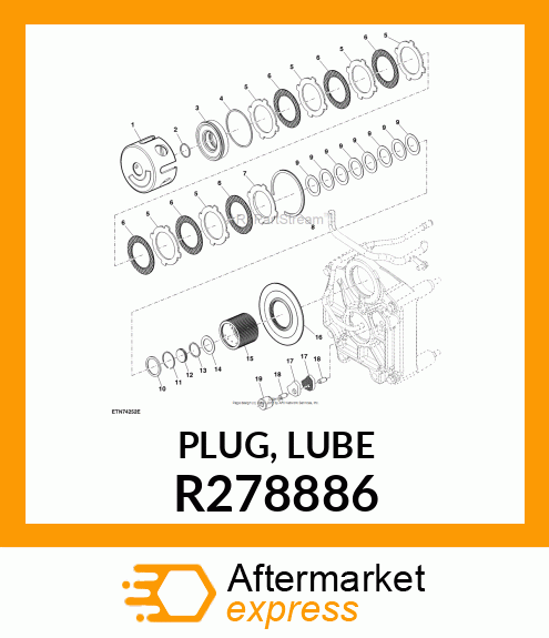 PLUG, LUBE R278886