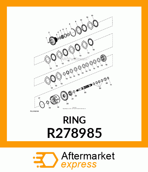 SNAP RING, SNAP RING, EXTERNAL R278985