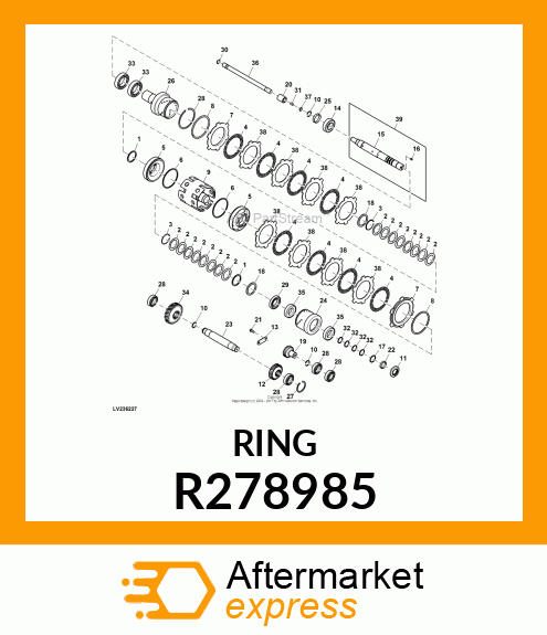 SNAP RING, SNAP RING, EXTERNAL R278985