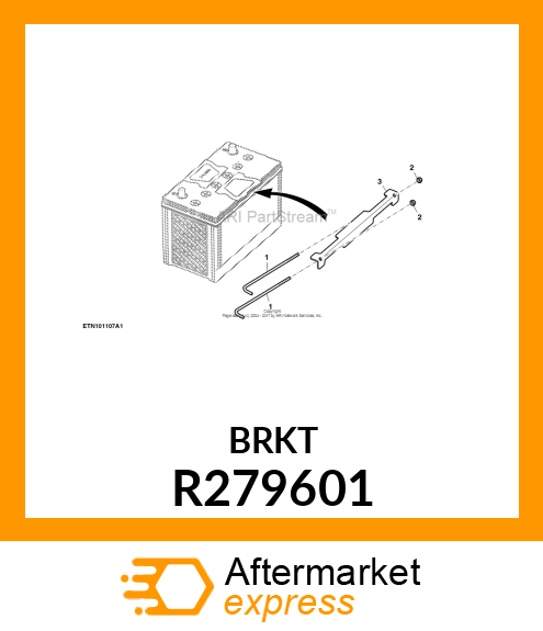 CLAMP, BATTERY 'RH' TYPE R279601