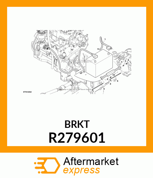 CLAMP, BATTERY 'RH' TYPE R279601