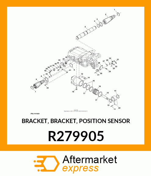 BRACKET, BRACKET, POSITION SENSOR R279905