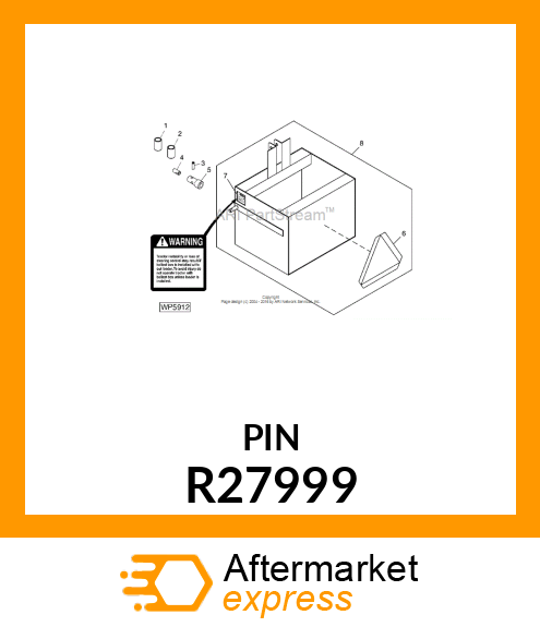 PIN,COILED ROLL R27999