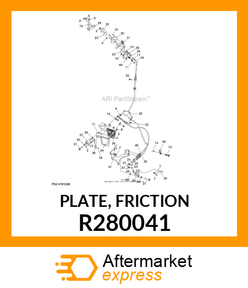 PLATE, FRICTION R280041