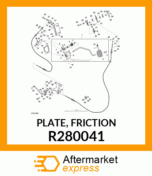 PLATE, FRICTION R280041