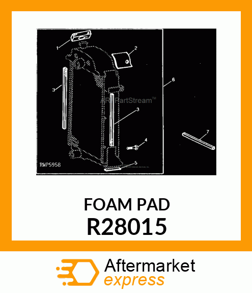 PAD, BAFFLE,RADIATOR FILLER NECK R28015