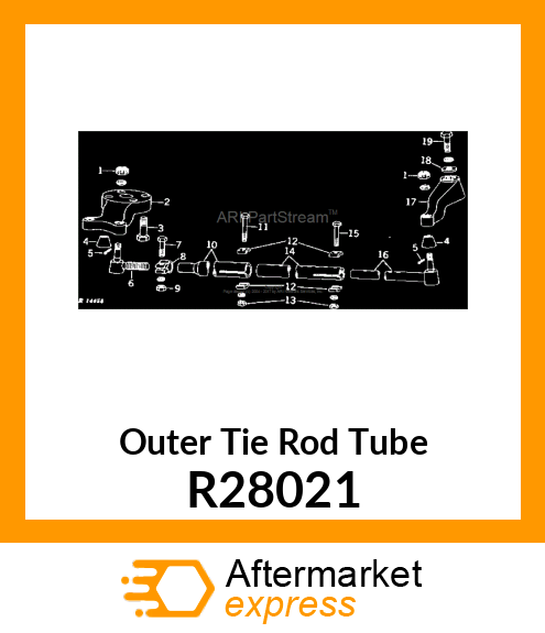 TUBE, TIE ROD,OUTER R28021