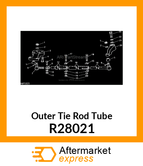 TUBE, TIE ROD,OUTER R28021