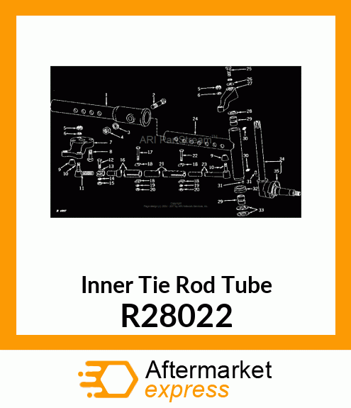 TUBE, TIE ROD,INNER R28022