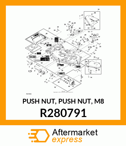 PUSH NUT, PUSH NUT, M8 R280791