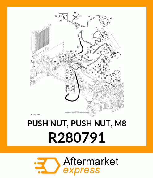 PUSH NUT, PUSH NUT, M8 R280791