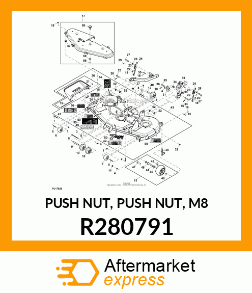 PUSH NUT, PUSH NUT, M8 R280791